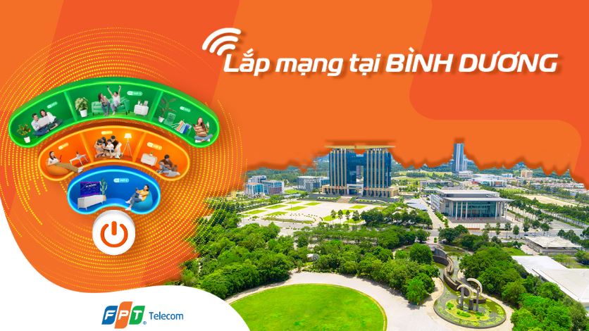Lắp mạng FPT Bình Dương tháng 03/2026 – Chỉ 195k, Tặng Modem